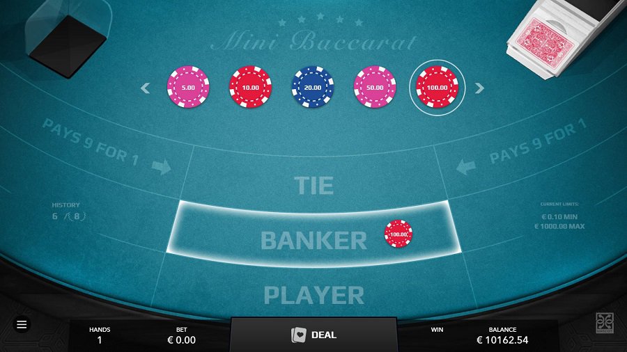 Baccarat: Người chia bài trực tiếp – Trong sòng bạc trực tuyến